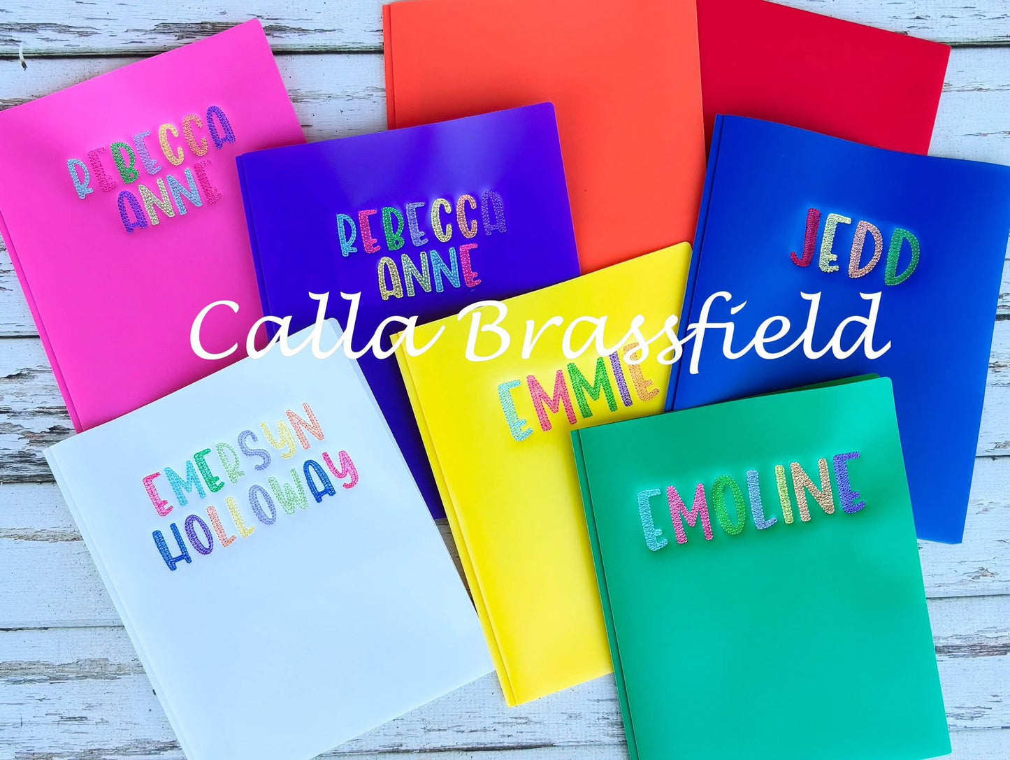 Personalized Plastic Folder